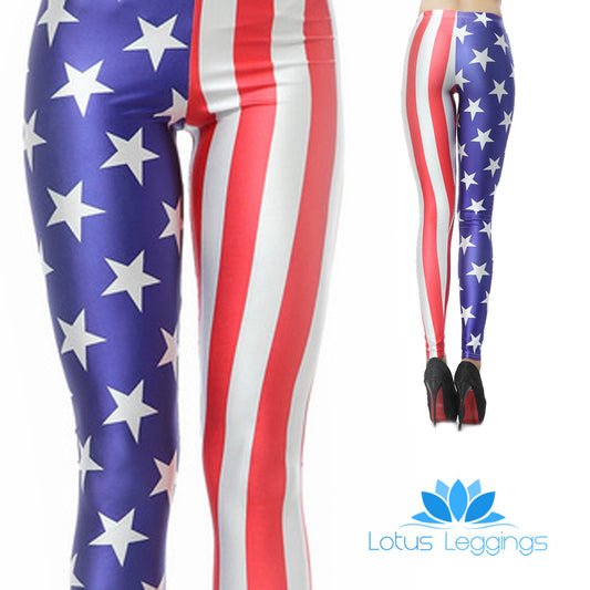 AMERICAN FLAG LEGGINGS